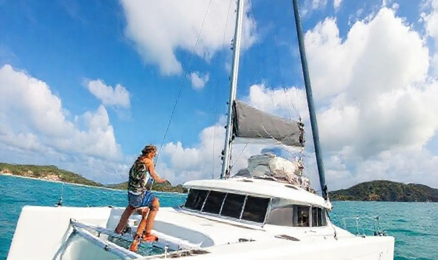 Catamaran charter adventure